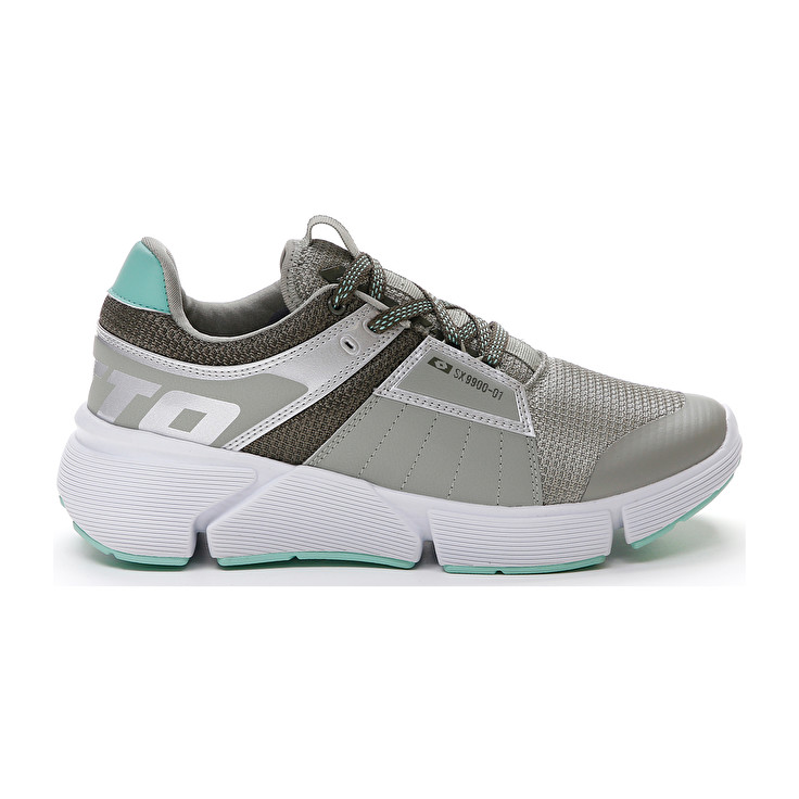 Lotto Breeze Logo Zapatillas Mujer - Gris - Colombia TARMSNL-35